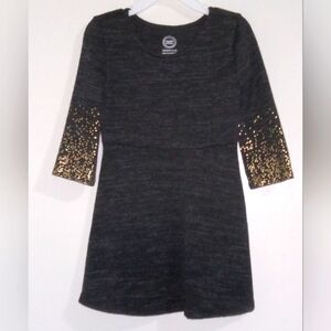 wonder nation Little Girls Black Dress Size XS (4-5)